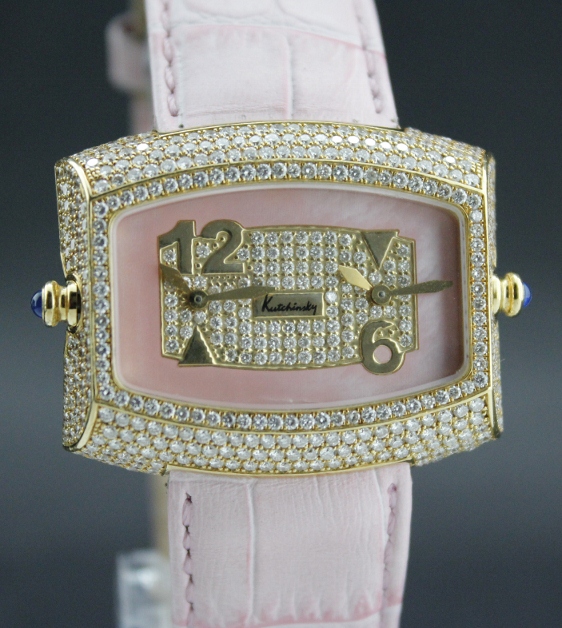 (image for) A Kutchinsky 18K Solid Gold Diamond Lady Watch